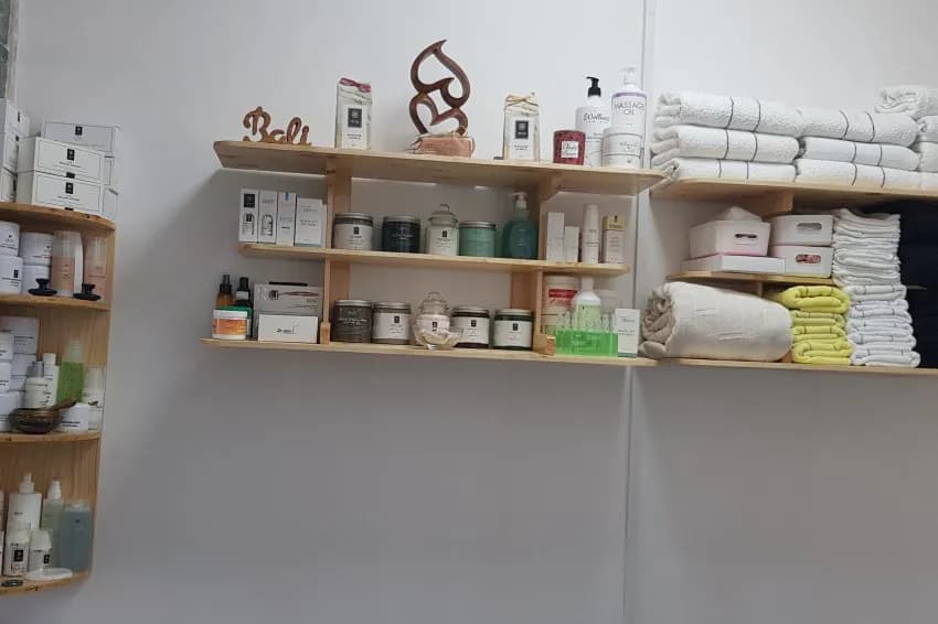 vegan products at luxury spa